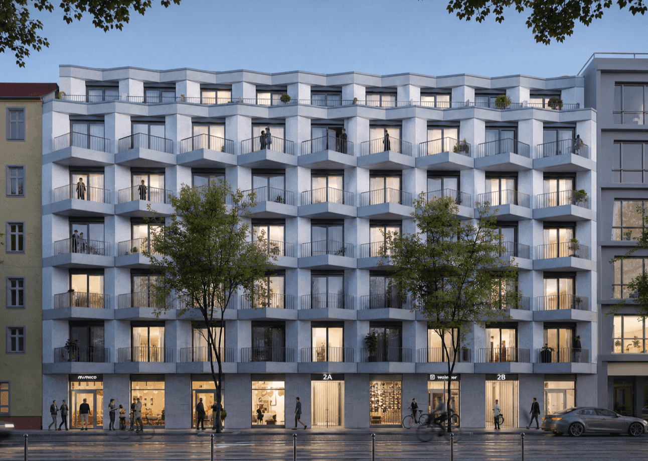 hochwertige Architekturfassade